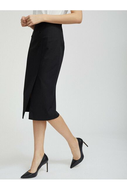 Прямая юбка с пуговицами от byME 