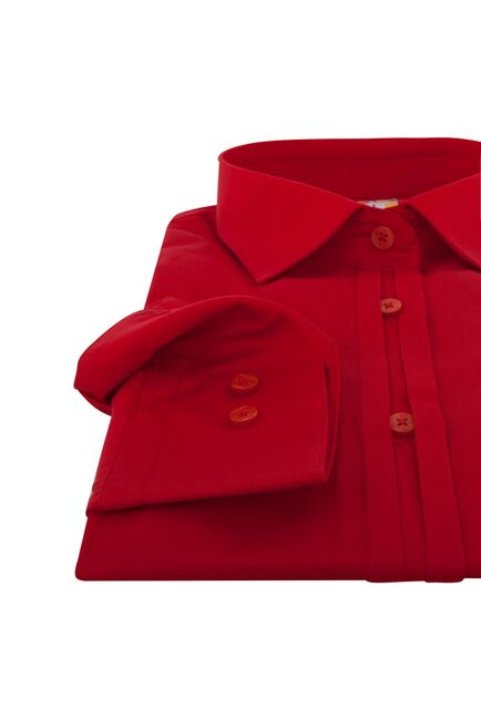 Красная женская рубашка - 7148 от Tonelli 