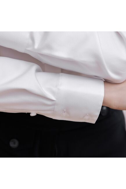 Женская рубашка под пуговицы белая - 7980 от byME 