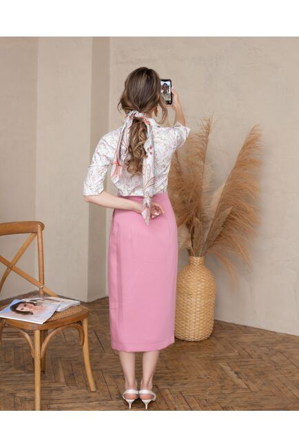 Женская рубашка рукав 3/4 - 8021 от byME 