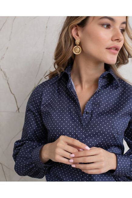 Блузка объемный рукав полуприталенная- 8026 от ByME 