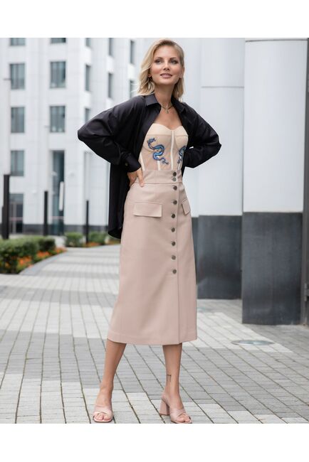 Юбка женская пудра от byME 