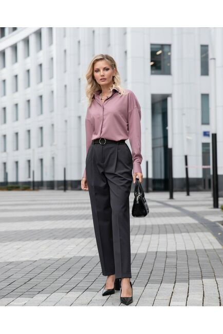 Брюки с поясом - 8109 от byME 