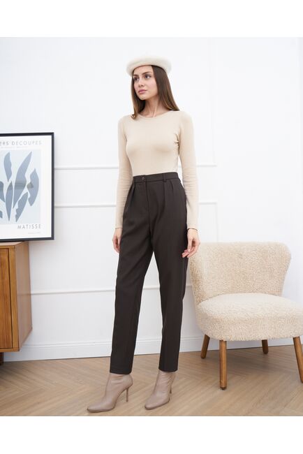 Трикотажное боди бежевое 8113 от byME 