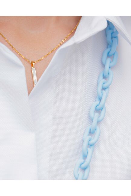 Женская рубашка под пуговицу белая - 8118 от byME 