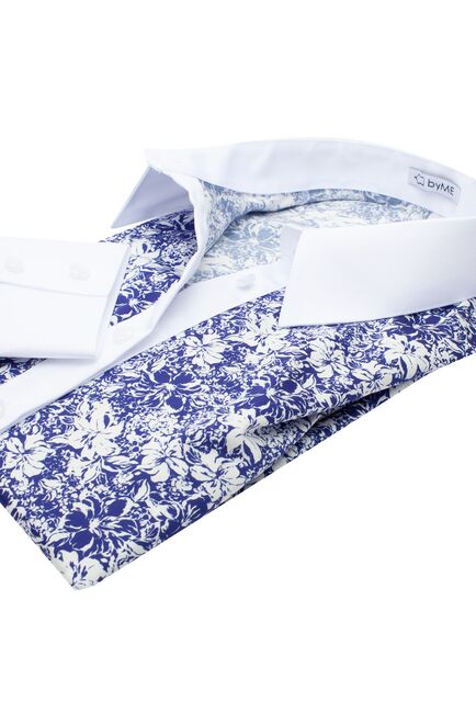 Женская рубашка под пуговицы с супатной застежкой полуприталенная с отедлкой - 8137 от byME 