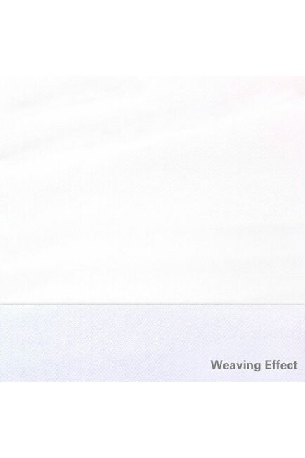 Женская рубашка воротник стойка под запонку белая фактура оксфорд - 8123 от byME 