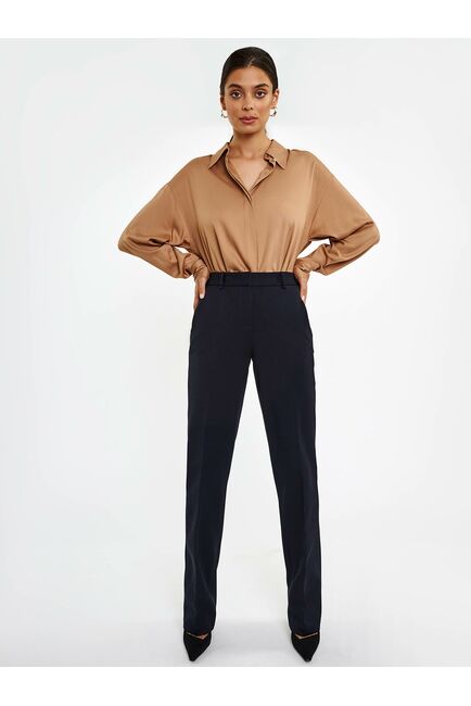 Прямые женские брюки со стрелками черные от byME 