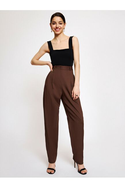 Брюки-бананы со складками CA-2-377012-024 от byME 