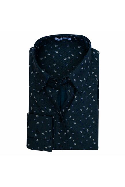 Женская рубашка в оверсайз силуэте - 8183 от byME 