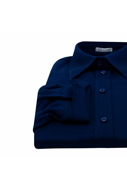 Женская рубашка с универсальным манжетом под пуговицы/запонки - 8190 от byME 