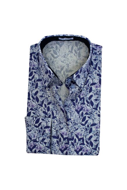 Женская рубашка под пуговицы с супатной застежкой полуприталенная - 8195 от byME 