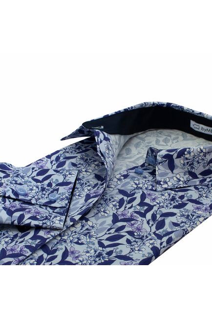 Женская рубашка под пуговицы с супатной застежкой полуприталенная - 8195 от byME 