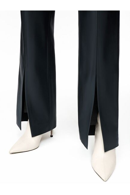 Брюки женские из экокожи тёмно-синие CA-90035169[140] от byME 