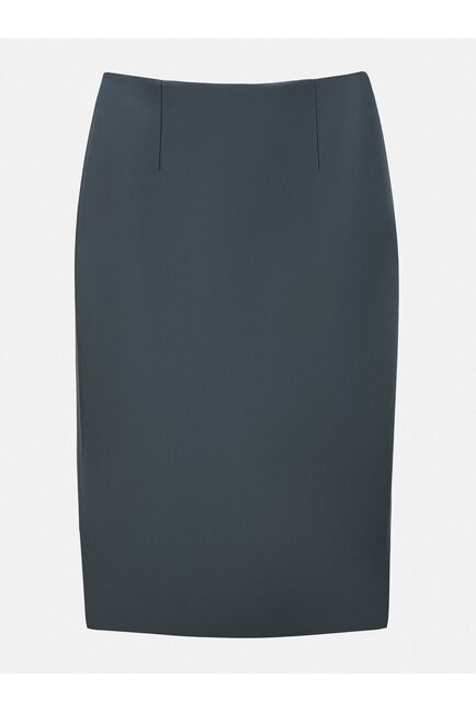 Юбка женская из экокожи темно-синяя СА-90036748М[140] от byME 