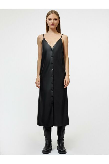 Платье женское из экокожи от byME 