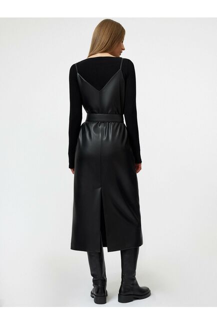 Платье женское из экокожи от byME 