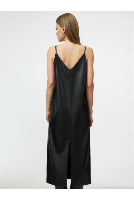 Платье женское из экокожи от byME 