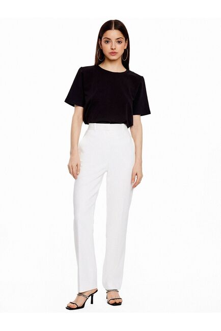 Брюки зауженные женские экрю CA-0-31400211-171 от byME 