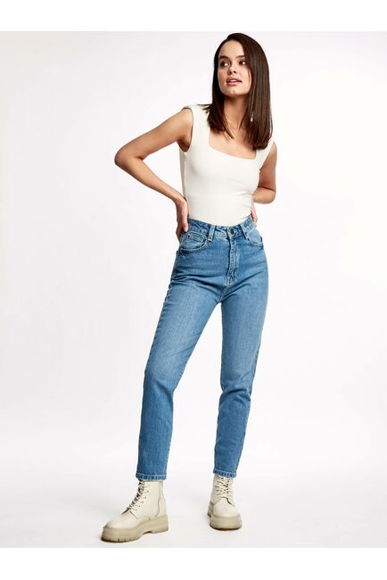 Джинсы женские укороченные голубые CA-1-36705 от byME 