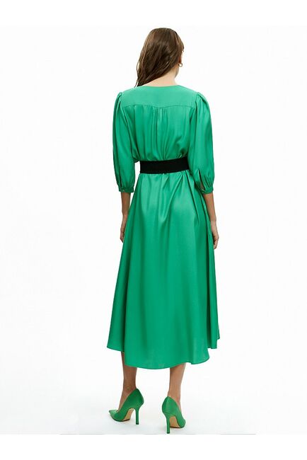 Платье женское на пуговицах зелёное - CA-1-38707_70011-009 от byME 
