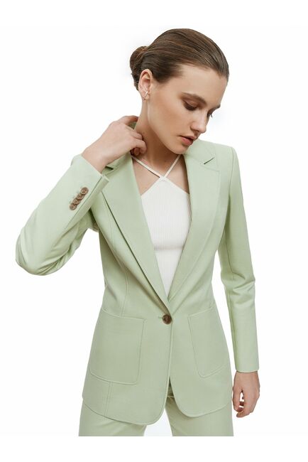 Жакет женский однобортный салатовый от byME 