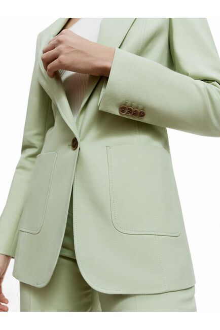 Жакет женский однобортный салатовый от byME 