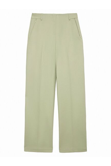 Прямые женские брюки светло-салатовые CA-2-389270M1-670 от byME 