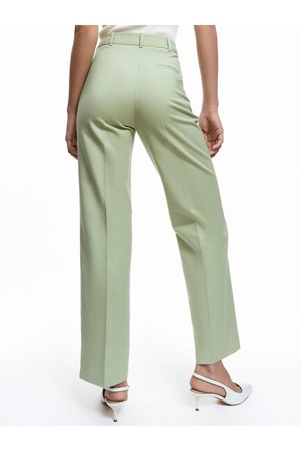 Прямые женские брюки светло-салатовые CA-2-389270M1-670 от byME 