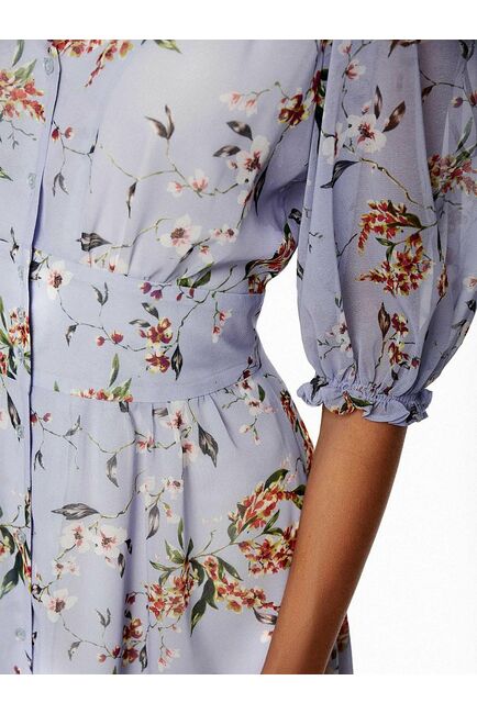 Платье женское с рукавами фонариками - CA-3-0820808M2-650 от byME 