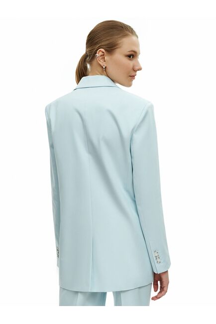 Жакет женский однобортный голубой от ByME 