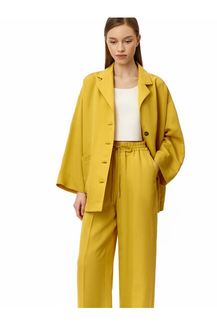 Жакет льняной женский жёлтый от byME 