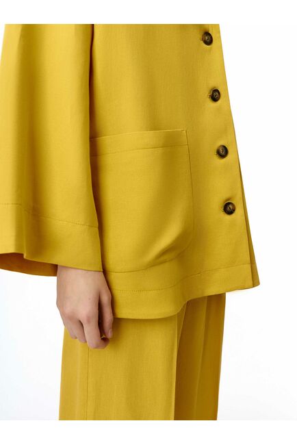 Жакет льняной женский жёлтый от byME 