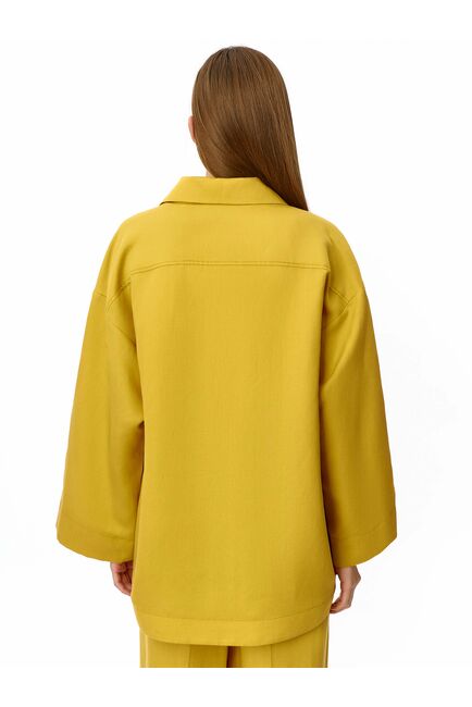 Жакет льняной женский жёлтый от byME 