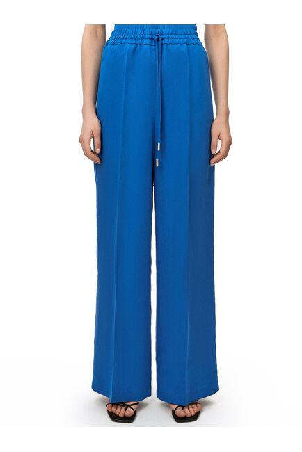 Брюки женские на резинке ярко-синие от byME 