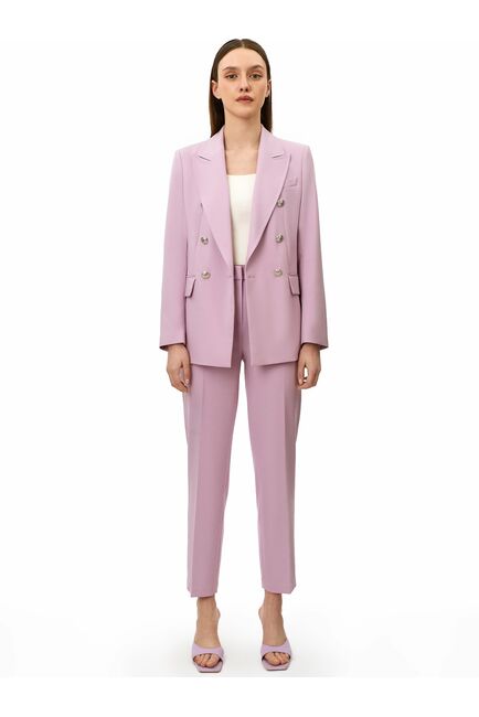 Брюки женские зауженные светло-розовые от byME 