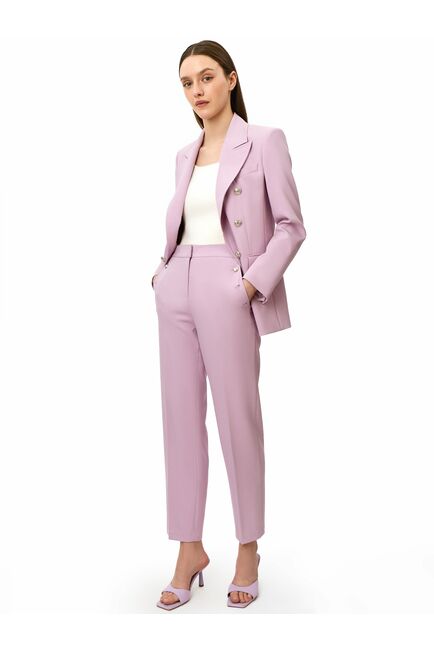 Брюки женские зауженные светло-розовые от byME 