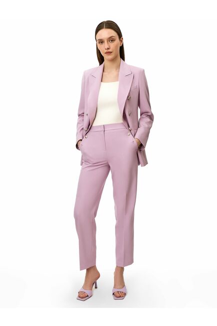 Брюки женские зауженные светло-розовые от byME 