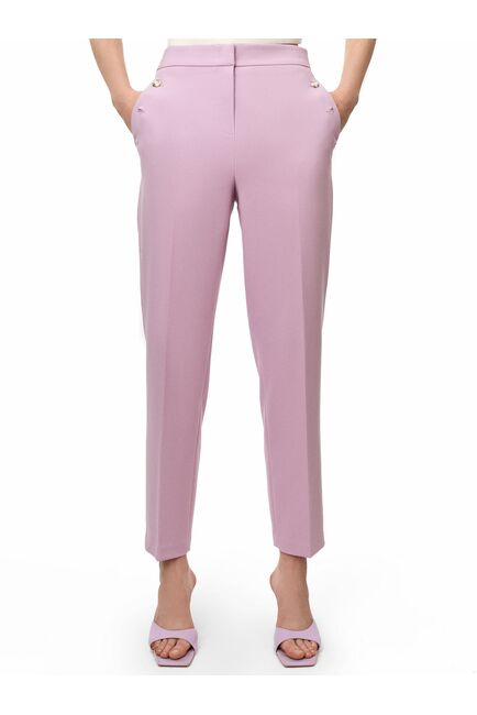 Брюки женские зауженные светло-розовые от byME 