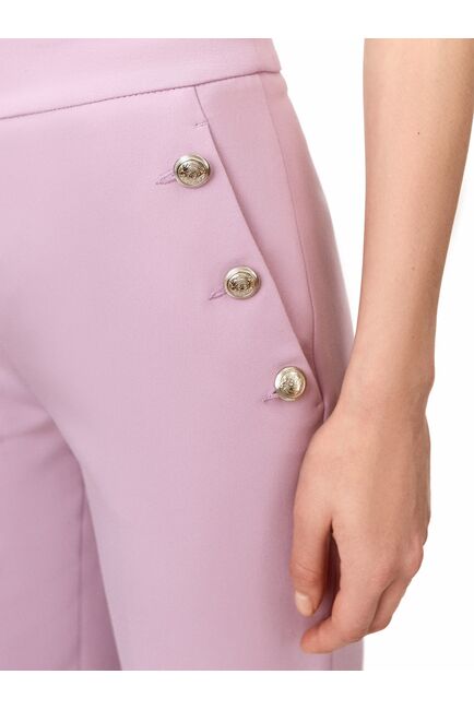 Брюки женские зауженные светло-розовые от byME 