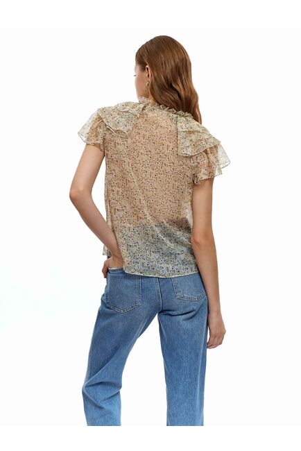 Блуза женская из легкой ткани от byME 