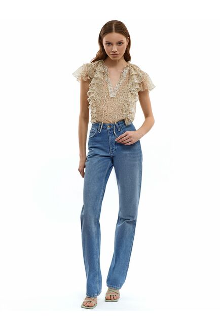 Блуза женская из легкой ткани от byME 