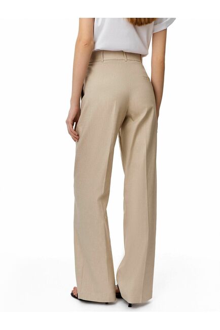 Брюки женские прямые бежевые от byME 