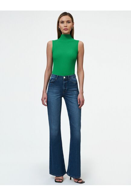 Джинсы женские темно-синие от byME 