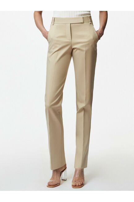 Брюки женские прямые бежевые CA-31545225M1-001 от byME 
