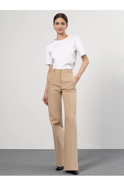 Женские брюки клеш кофейные от byME 