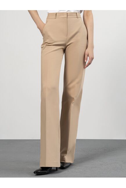 Женские брюки клеш кофейные от byME 