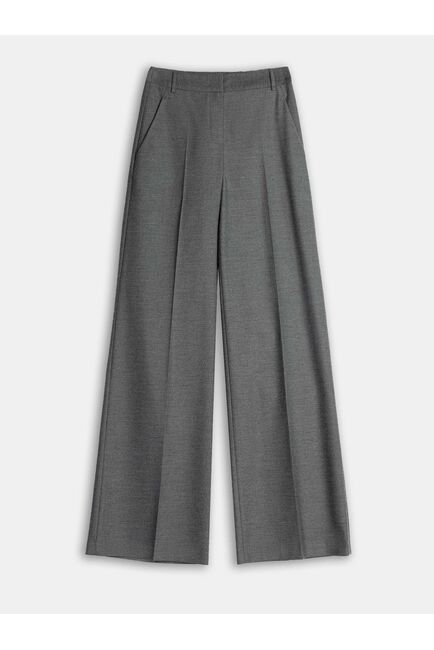 Расклешенные брюки со стрелками серые от byME 