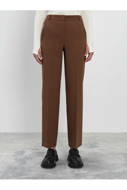 Брюки женские прямые цвет карамель от byME 