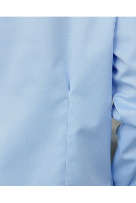 Женская рубашка с  пуговицами на боках голубая - 8408 от byME 